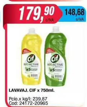 Maxiconsumo Lavavaj. Cif x 750ml oferta