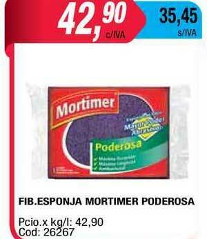 Maxiconsumo Fib. Esponja Mortimer Poderosa oferta