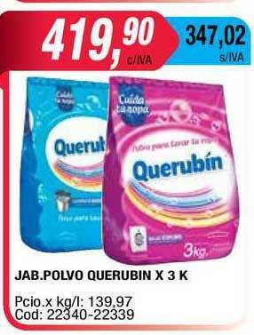 Maxiconsumo Querubin Jab. Polvo x 3k oferta