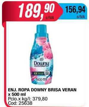 Maxiconsumo Downy Enj. Ropa Brisa Veran x 500ml oferta