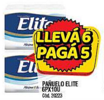 Supermercados Yaguar Elite Pañuelo 6Px10U oferta