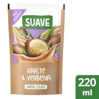 Super MAMI Jabon liquido suave karite y verbena x 220 ml. oferta