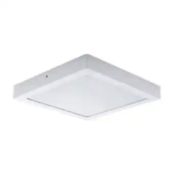 Frávega Plafon cuadrado con base 18w led luz fria oferta