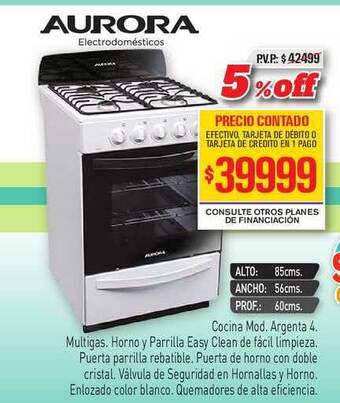 Red del Hogar Cocina Mod. Argenta 4 Aurora oferta
