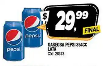 Supermercados Yaguar Pepsi Gaseosa 354cc Lata oferta