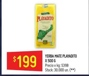 Walmart Playadito Yerba Mate X 500 G oferta