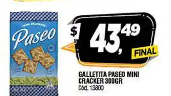 Supermercados Yaguar Paseo Galletita Mini Cracker 300gr oferta
