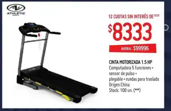 Walmart Athletic Cinta Motorizada 1.5 Hp oferta