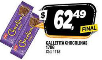 Supermercados Yaguar Chocolinas Galletita 170g oferta