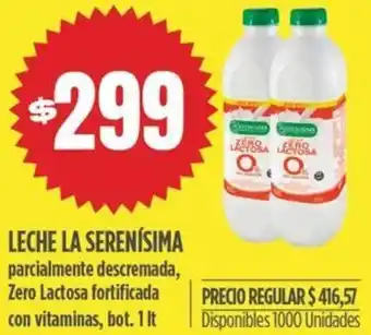 Supermercados Vea Leche La Serenísima 1L oferta