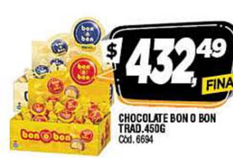 Supermercados Yaguar Bon o Bon Chocolate Trad 450g oferta