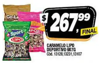 Supermercados Yaguar Lipo Caramelo Deportivo 907g oferta