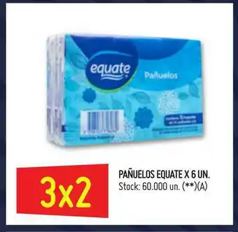 Equate Pañuelos x6 un