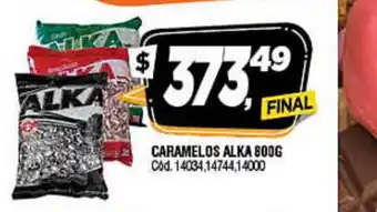 Supermercados Yaguar Alka Caramelos 800g oferta