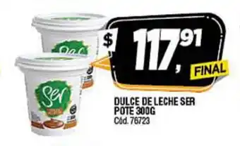 Supermercados Yaguar Ser Dulce De Leche Pote 300g oferta
