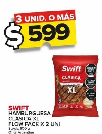 Carrefour Maxi Hamburguesas swift oferta