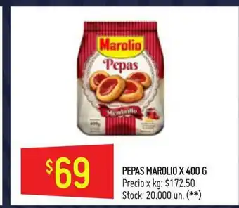 Walmart Marolio Pepas x400 g oferta