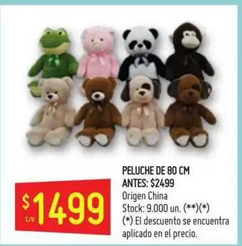 Changomas Peluche De 80 Cm oferta
