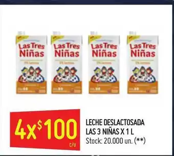 Changomas Las 3 Niñas Leche Deslactosada x1L oferta