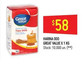 Changomas Great Value Harina 000 x1 kg oferta