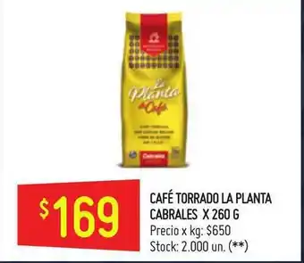 Changomas La Planta Cabrales Café Torrado x260 g oferta