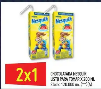 Changomas Nesquik Chocolatada Listo Para Tomar x200 ml oferta