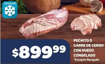 Makro Pechito o Carre de Cerdo con Hueso Congelado oferta