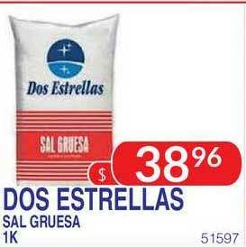 Masivos Dos Estrellas Sal Gruesa 1k oferta