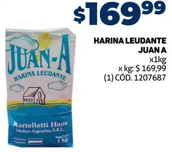 Makro Harina Leudante Juan-A 1kg oferta