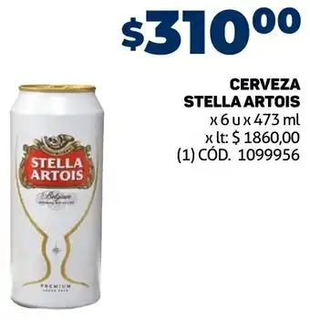 Makro Cerveza Stella Artois 6u x 473ml oferta