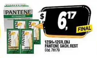 Supermercados Yaguar Pantene Sach. Rets 12sh+ 12Cr Enj oferta