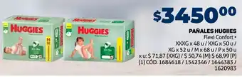 Pañales Huggies Flexi Confort XXXG x 48u