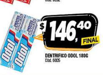 Supermercados Yaguar Odol Dentrifico 180g oferta