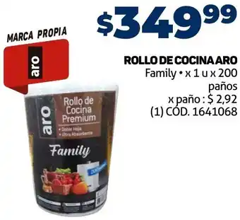 Makro Rollo de Cocina Aro 1u x 200paños oferta