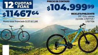 Makro Bicicleta Philco MTB 29' oferta