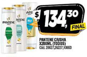 Supermercados Yaguar Pantene Cr/Sha x200ml (Todos) oferta