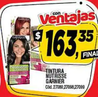 Supermercados Yaguar Nutrisse Tintura Garnier oferta