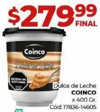 Diarco Coinco Dulce de Leche 400g oferta