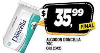 Supermercados Yaguar Doncella Algodon 70g oferta