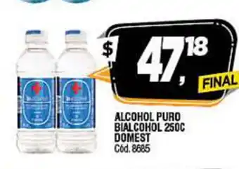 Bialcohol Alcohol Puro 250c Domest