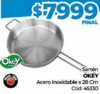 Diarco Okey Sartén Acero Inoxidable 28cm oferta