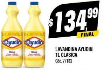 Supermercados Yaguar Lavandina Ayudin 1L Clasica oferta