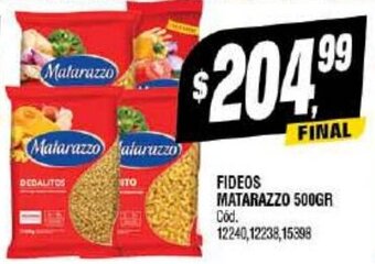 Supermercados Yaguar Fideos Matarazzo 500g oferta