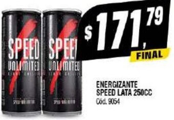Supermercados Yaguar Energizante Speed Lata 250cc oferta