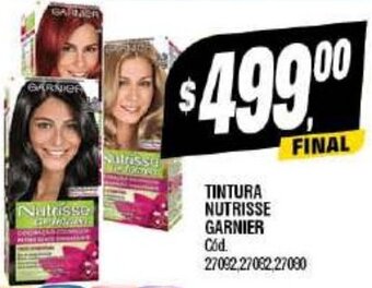 Supermercados Yaguar Tintura Nutrisse Garnier oferta