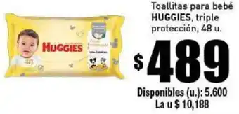 Cooperativa Obrera Toallitas para Bebé Huggies Triple 48u oferta