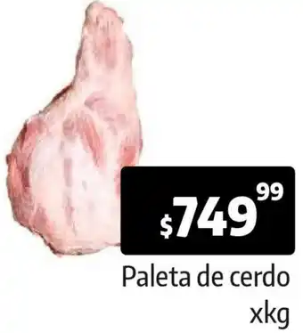 Autoservicio Capo Paleta de Cerdo oferta
