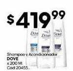 Diarco Shampoo y acondicionador dove oferta