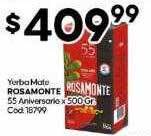 Diarco Yerba mate rosamonte 55 aniversario oferta