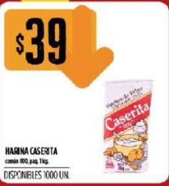 Supermercados Vea Harina Caserita 1kg oferta